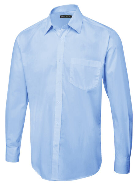 Men's Long Sleeve Poplin Shirt